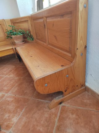 Banco Rinconera Madera Norte