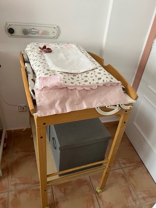 Mesa cambiador Geuther, 2 colchones y fundas