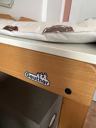 Mesa cambiador Geuther, 2 colchones y fundas