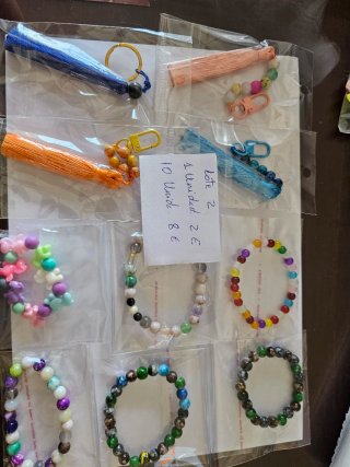 Pulseras infantiles de colores