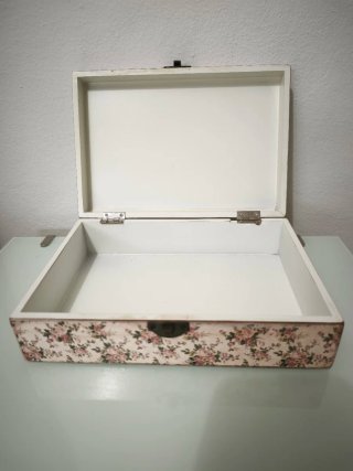 Caja Decorativa Vintage Floral