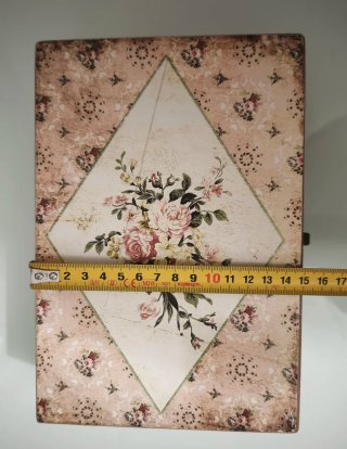 Caja Decorativa Vintage Floral
