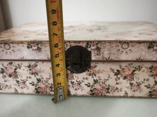 Caja Decorativa Vintage Floral