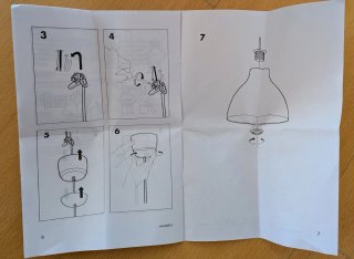 Lámpara colgante IKEA Melodía