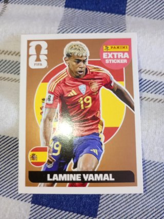 Cromo Panini Lamine Yamal Extra Sticker
