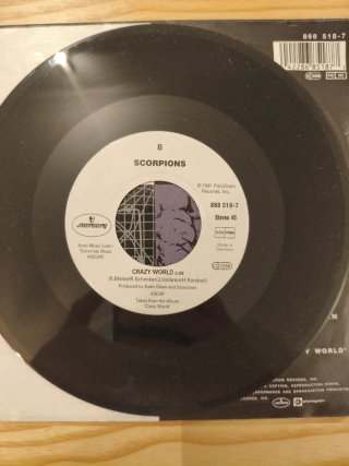 SINGLE SCORPIONS VINILO 7" HARD ROCK METAL AOR