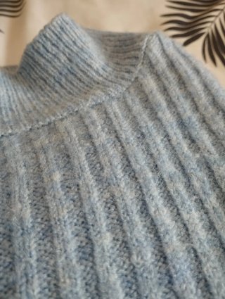 Jersey azul de punto
