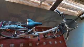 Bicicleta de paseo Horch blanca modelo Selene