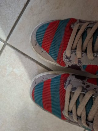 Scarpe Nike Dunk Low Freddy Krueger
