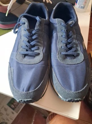 Zapatillas Lacoste Azul y Blanco