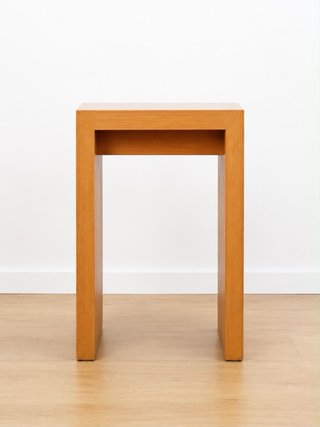 Lote 4 taburetes madera diseño minimalista