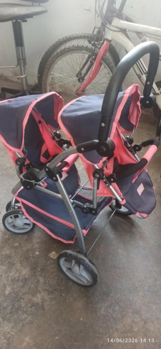 Carrito gemelar en perfecto estado