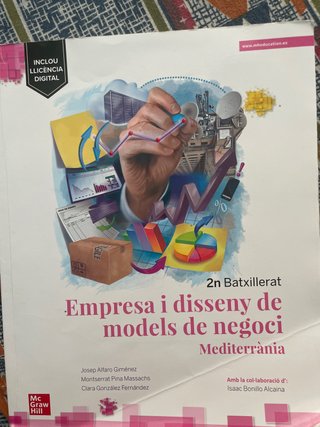 Empresa i disseny de models de negoci, 2 Batxil...