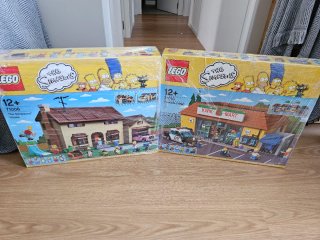 Set Lego I Simpson 71006 e 71016
