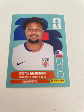 Cromo Weston McKennie USA Mundial 2026