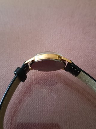 Reloj Flamor Mecánico Chapado Oro Vintage