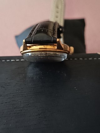 Reloj Flamor Mecánico Chapado Oro Vintage
