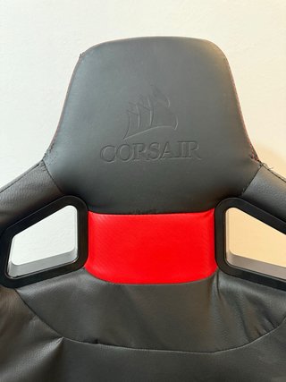 Silla Gaming Corsair Negra y Roja