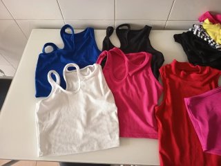 Lote 14 tops mujer Shein, Primark, HM Talla XS