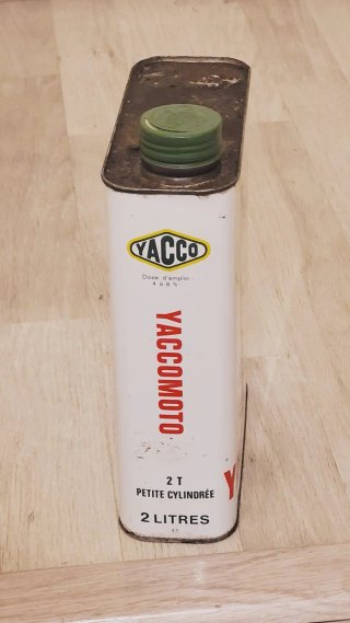 Lata Aceite Yacco 2 Tiempos Antigua