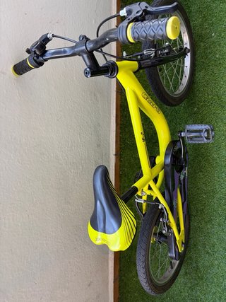 Bicicleta infantil B-PRO 16 amarilla
