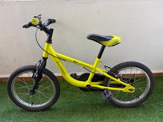 Bicicleta infantil B-PRO 16 amarilla