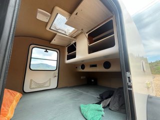Micro Caravana Teardrop Blanca