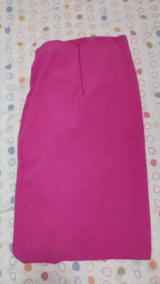 Falda elegante fiesta rosa