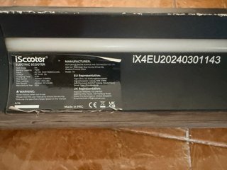 Patinete Eléctrico iScooter iX4