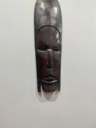 Conjunto 3 máscaras africanas de madera