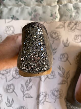 Manoletinas By Pepas grises con glitter