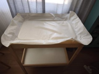 Cambiador Bebé Ikea SNIGLAR madera