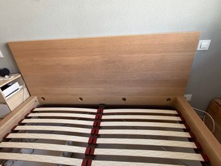 Cama Malm con 4 cajones y somier Pikolin