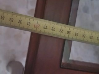 Mesa auxiliar madera y cristal