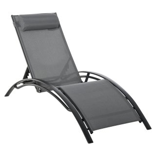 Tumbona Reclinable Aluminio Respaldo Ajustable