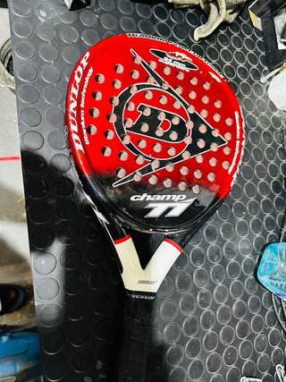 Pala Padel Dunlop Champ TT Roja