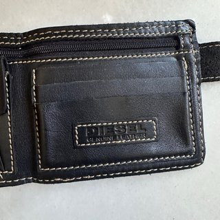 Cartera Billetera Piel Negra DIESEL