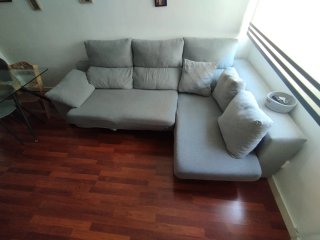 Sofá chaiselongue de 270 x 170 cm con arcón grande