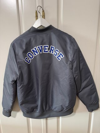 Bomber Converse Original Gris Talla L (12-13 años)