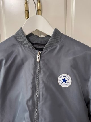 Bomber Converse Original Gris Talla L (12-13 años)