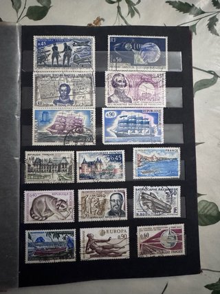 Álbum Sellos Antiguos Colección Mundo
