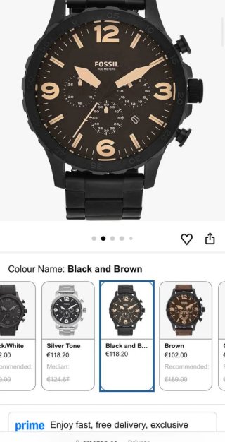 Reloj Fossil cinturones de piel JR1356 para hombre