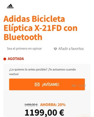 Elíptica Adidas Profesional