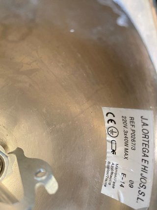 Lámpara Techo Moderna Horega Hijos Plateada