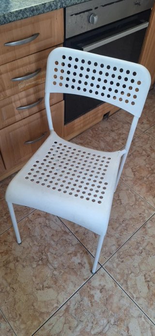 Conjunto Mesa de cocina plegable + Silla plástico