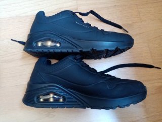 Zapatillas Skechers Negras, Memory Foam 37