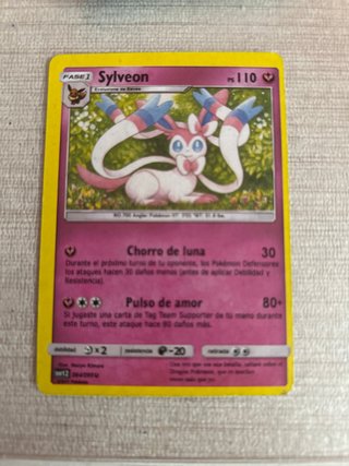 Sylveon Fase 1 PS 110 Carta Pokémon