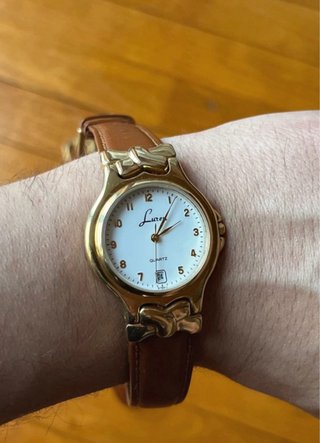 Orologi Luren Vintage Donna Marrone/Oro