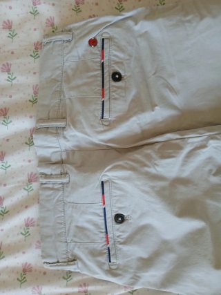 Pantalón beige hombre talla M