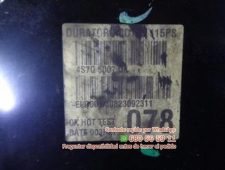 Ford rectp4250375 hjbb motor mondeo 2.0  Ref:91262